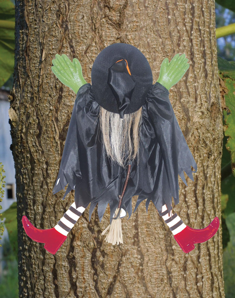 Tree Trunk Witch W-red Shoes