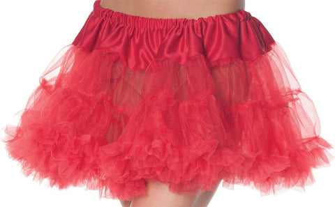 Petticoat Tutu Skirt Adult Red