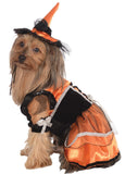 Pet Costume Orange Witch S