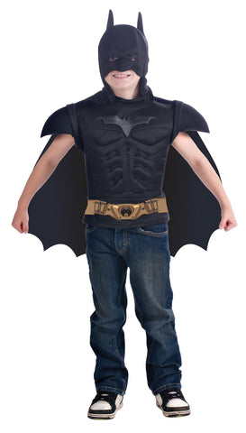 Batman Muscle Shirt Cape Child