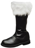 Santa Boot With White Fur Cuff