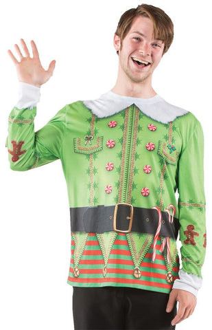 Ugly Christmas Elf Sweater Xxl