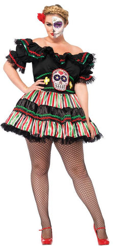 Day Of The Dead Doll Adult Xxl