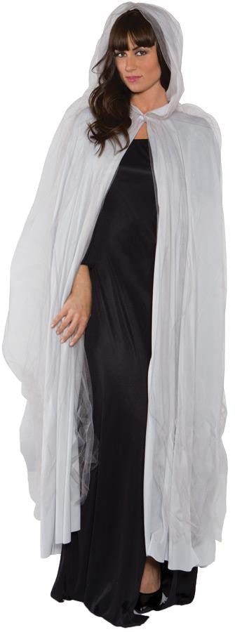 Ghost Cape Full Grey Adult