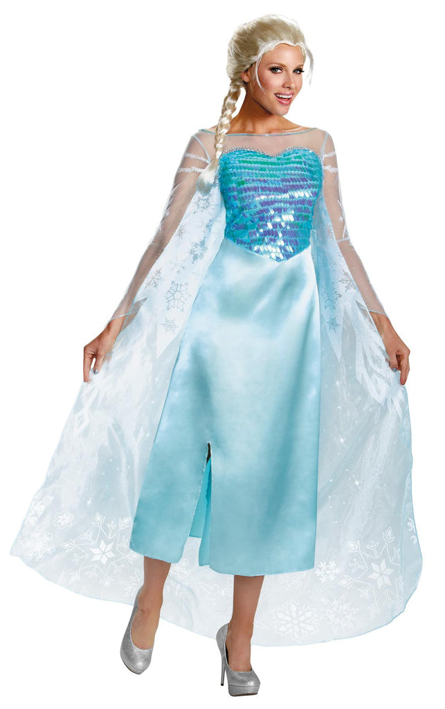 Frozen Elsa Adult Deluxe 4-6