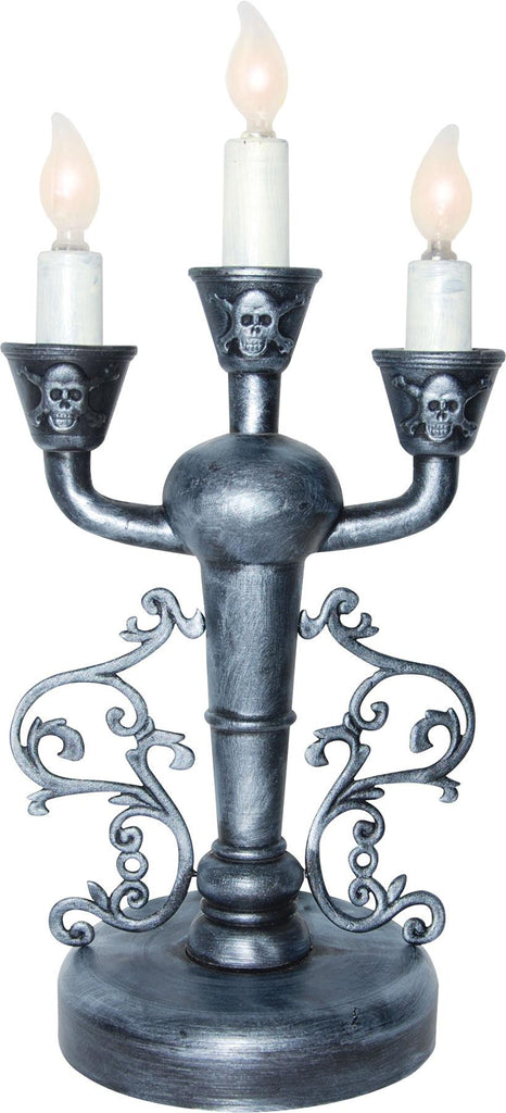 Led Candelabra Silver