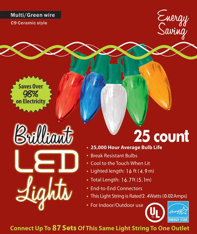 Holiday Lights C9 Ceramic Styl