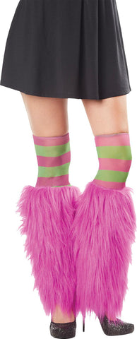 Kit Leg Furries Stripe Grn-pur