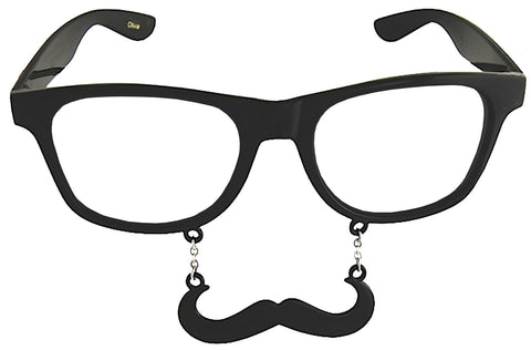 Sunstache Blk Stache Clear