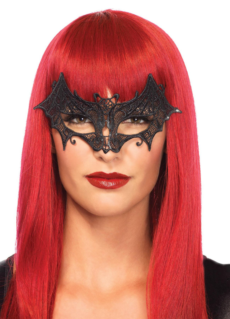 Mask Vampire Bat Venetian Blk