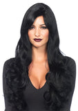 Wig Long Wavy Brown