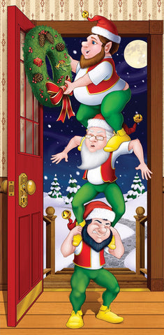 Christmas Elves Door Cover