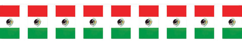 Outdoor Mexican Flag Banner