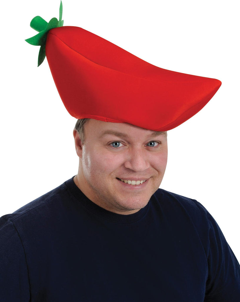 Plush Chili Pepper Hat