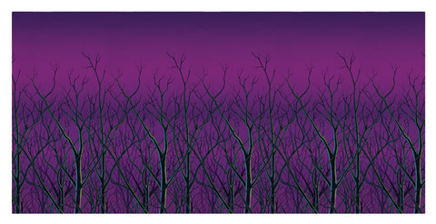 Spooky Forest Treetops Backdro