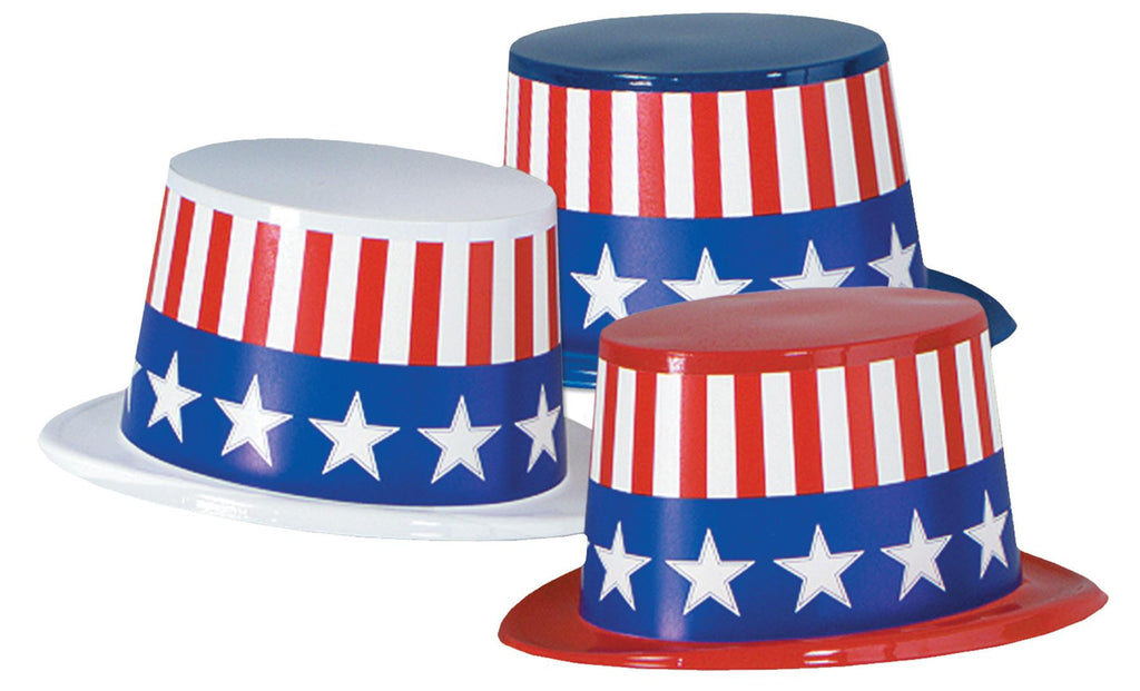 Plastic Toppers Patriotic 25