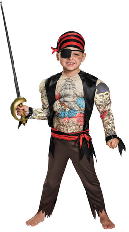 Pirate Toddler Muscle 3t-4t