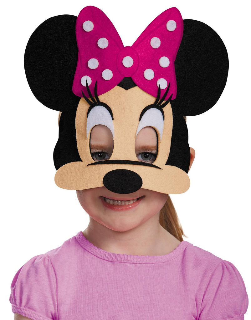 Minnie Mouse Pink Felt Mask