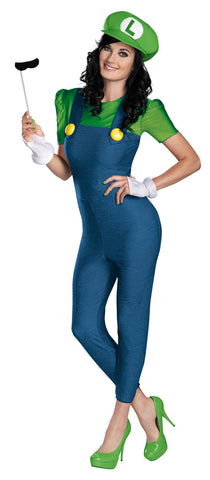 Luigi Female Deluxe Adult 4-6