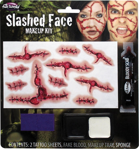 Slashed Face Makeup Kit