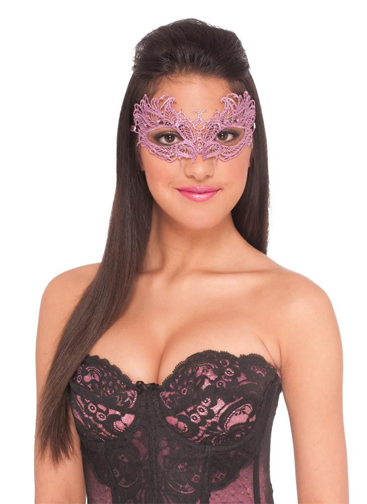 Lace Mask Pink