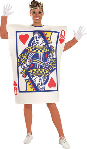 Queen Of Hearts Card Adult