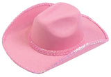 Cowboy Hat Pink Sequin