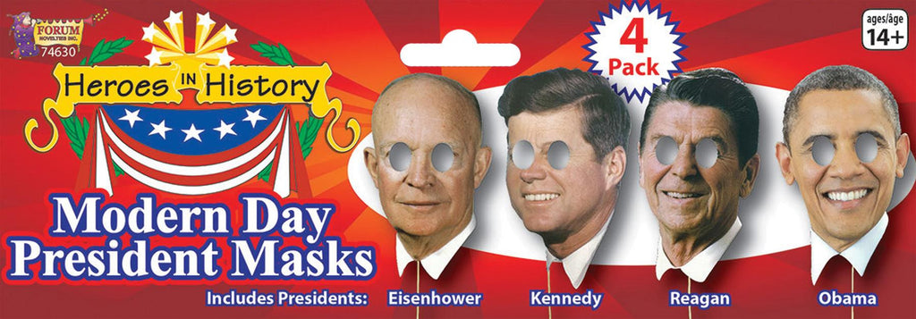 President On Stick Masks
