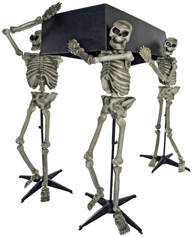 Skeleton Pall Bearers W-coffin