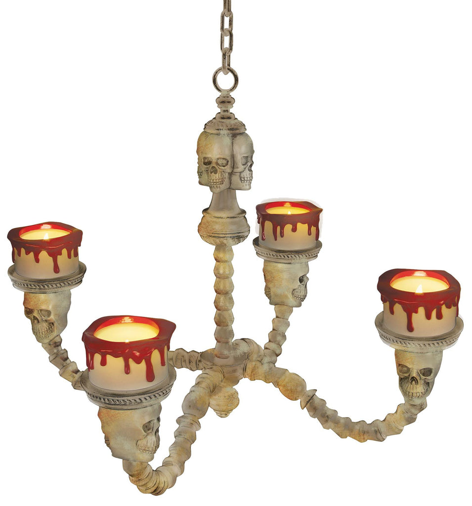 Chandelier Lighted Bone Color