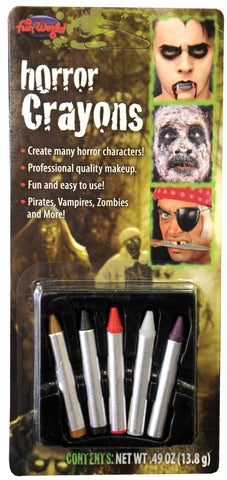Makeup Crayons Horror Colors